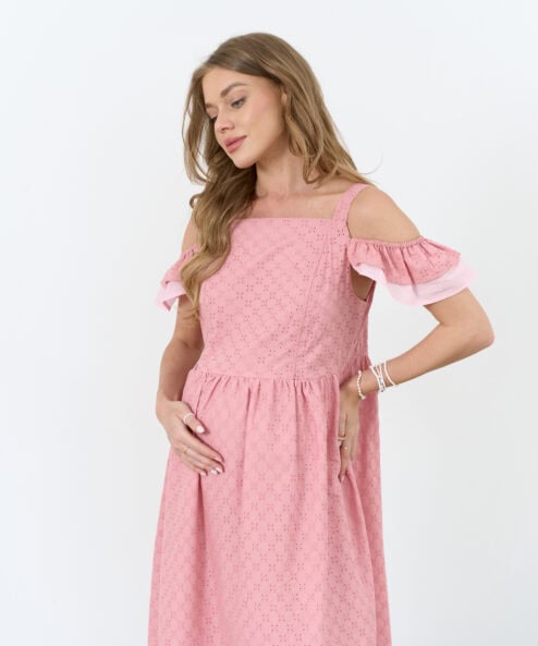 Коралловый сарафан для беременных и кормящих мам Violetta New — изображение 14