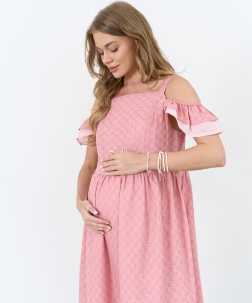 Коралловый сарафан для беременных и кормящих мам Violetta New — изображение 3