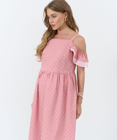 Коралловый сарафан для беременных и кормящих мам Violetta New — изображение 5