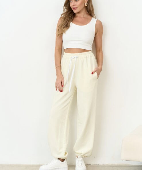 Сливочные брюки для будущих и кормящих мам Trix Сливочные брюки для будущих и кормящих мам Trix — изображение 4