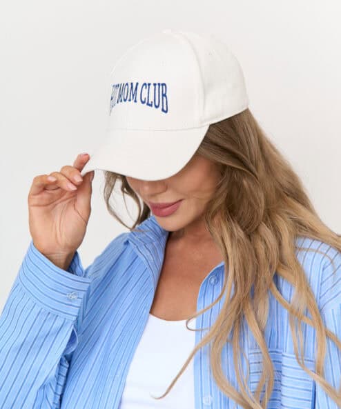Белая бейсболка Hot Mom Club Белая бейсболка Hot Mom Club — изображение 5