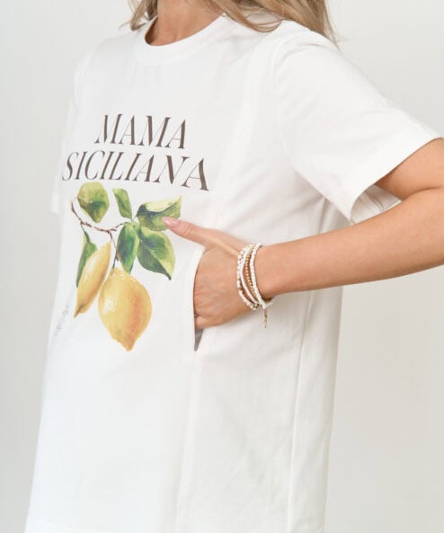 Alternative view of Молочная футболка для будущих и кормящих мам Mama Siciliana