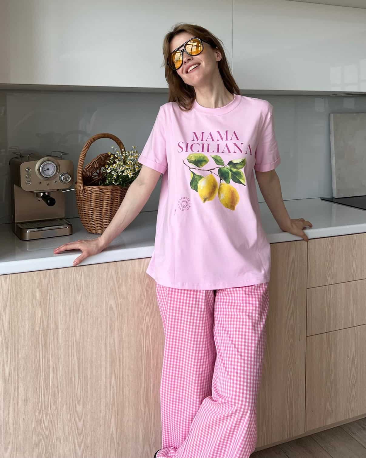 Розовая футболка для будущих и кормящих мам Mama Siciliana Розовая футболка для будущих и кормящих мам Mama Siciliana — изображение 13