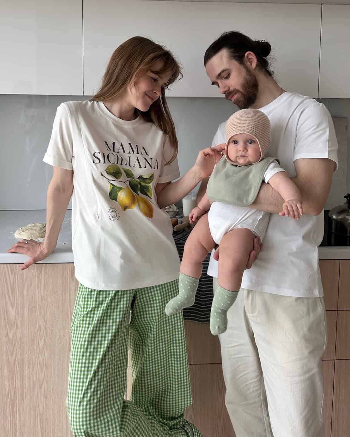 Молочная футболка для будущих и кормящих мам Mama Siciliana Молочная футболка для будущих и кормящих мам Mama Siciliana — изображение 10