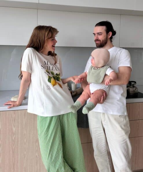 Молочная футболка для будущих и кормящих мам Mama Siciliana Молочная футболка для будущих и кормящих мам Mama Siciliana — изображение 12