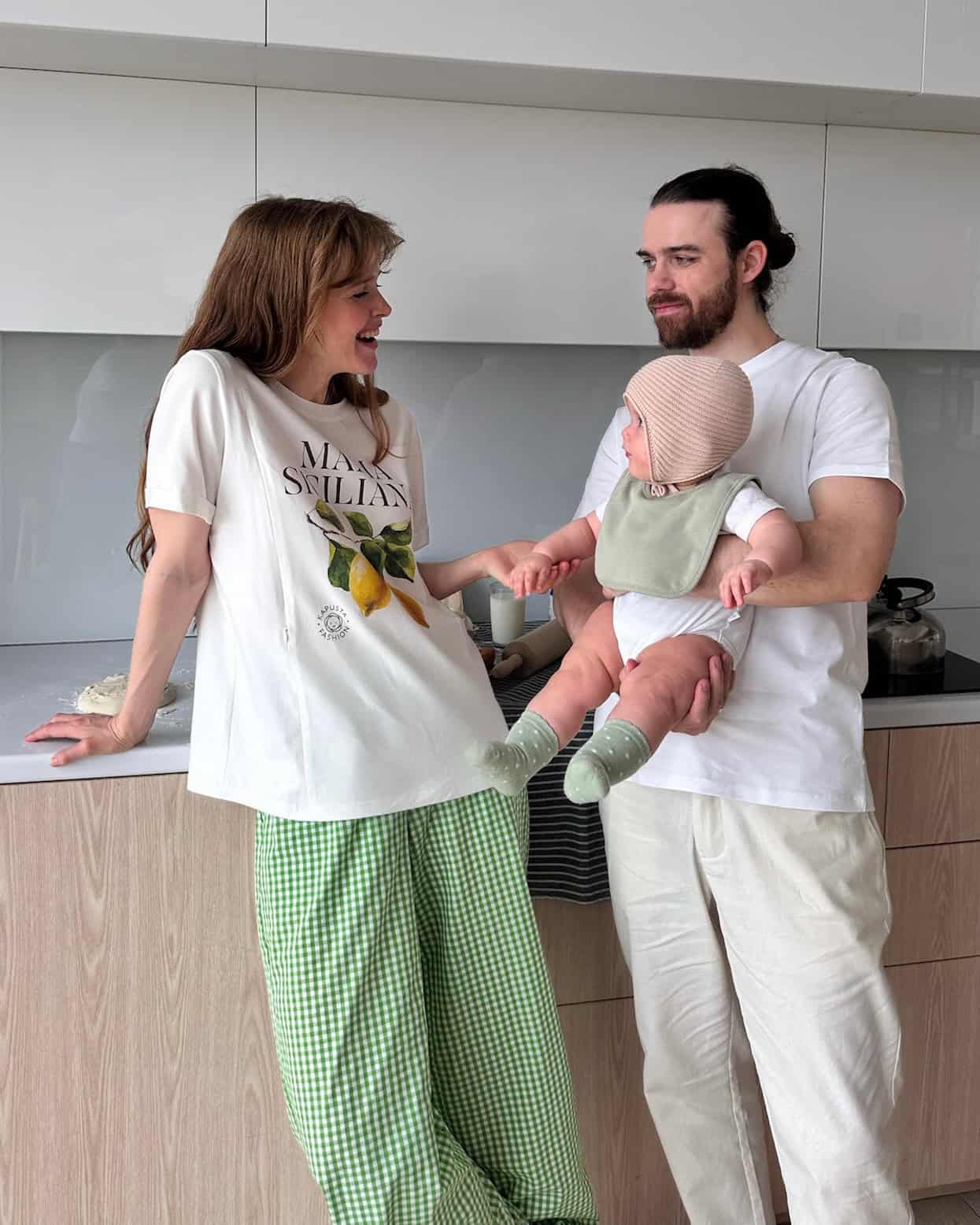 Молочная футболка для будущих и кормящих мам Mama Siciliana Молочная футболка для будущих и кормящих мам Mama Siciliana — изображение 12
