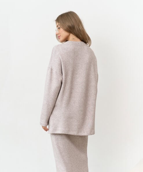 Кофейный теплый джемпер для будущих и кормящих мам Trendy Кофейный теплый джемпер для будущих и кормящих мам Trendy — изображение 14