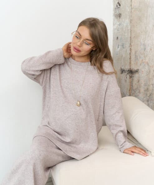 Кофейный теплый джемпер для будущих и кормящих мам Trendy Кофейный теплый джемпер для будущих и кормящих мам Trendy — изображение 9