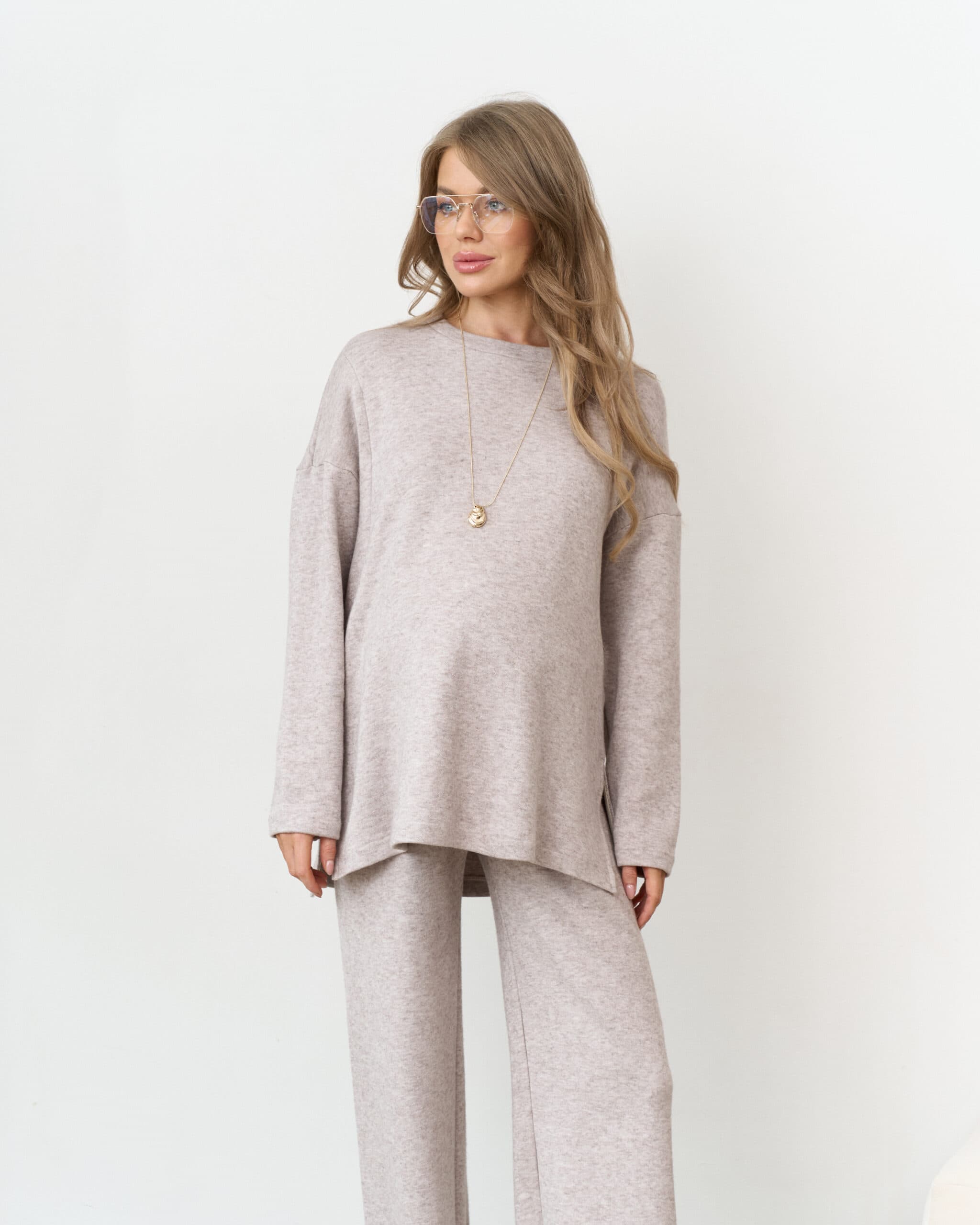 Кофейные теплые брюки для будущих и кормящих мам Trendy Кофейные теплые брюки для будущих и кормящих мам Trendy — изображение 6