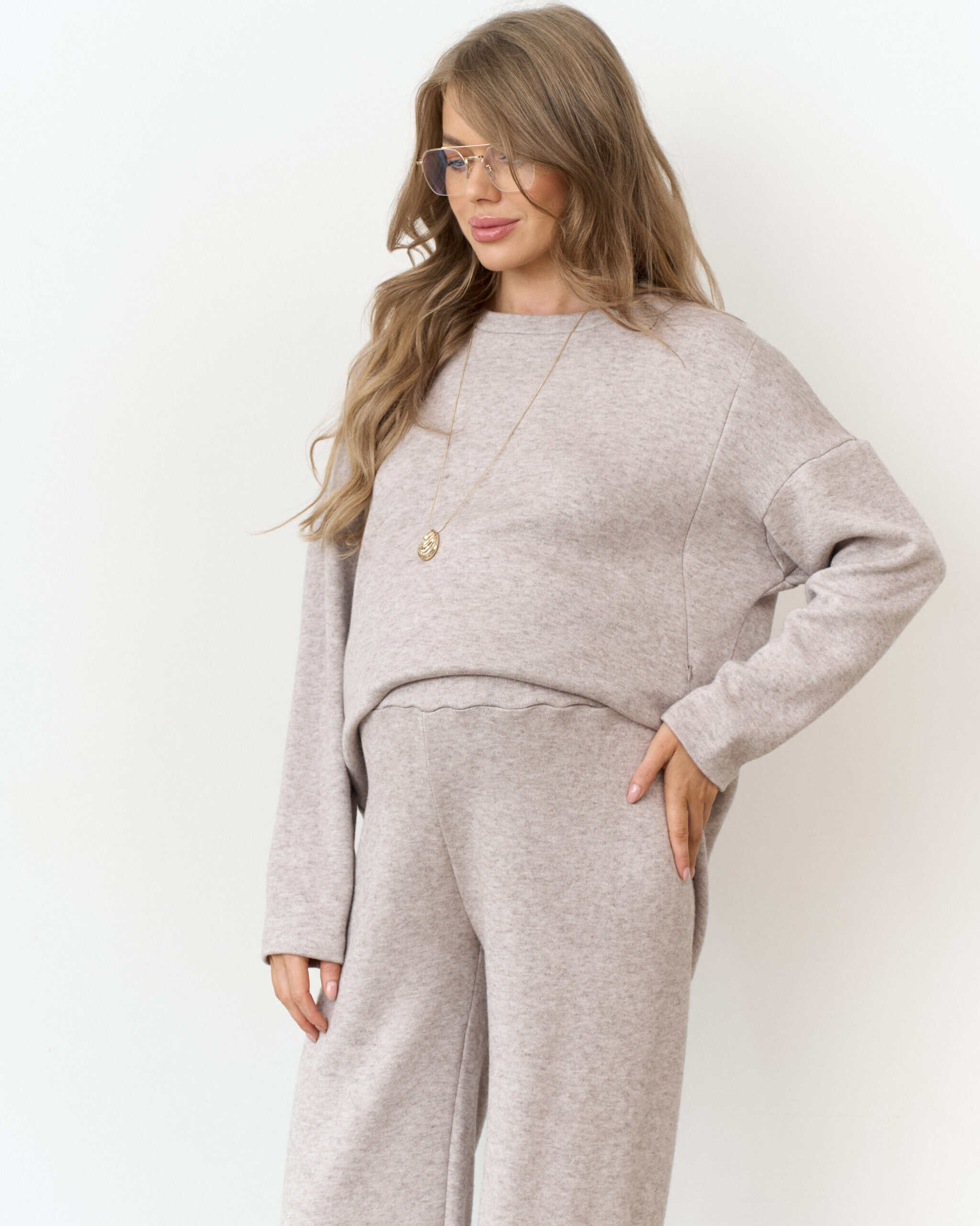 Кофейные теплые брюки для будущих и кормящих мам Trendy Кофейные теплые брюки для будущих и кормящих мам Trendy — изображение 2