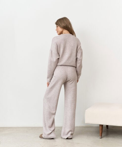 Кофейные теплые брюки для будущих и кормящих мам Trendy Кофейные теплые брюки для будущих и кормящих мам Trendy — изображение 3
