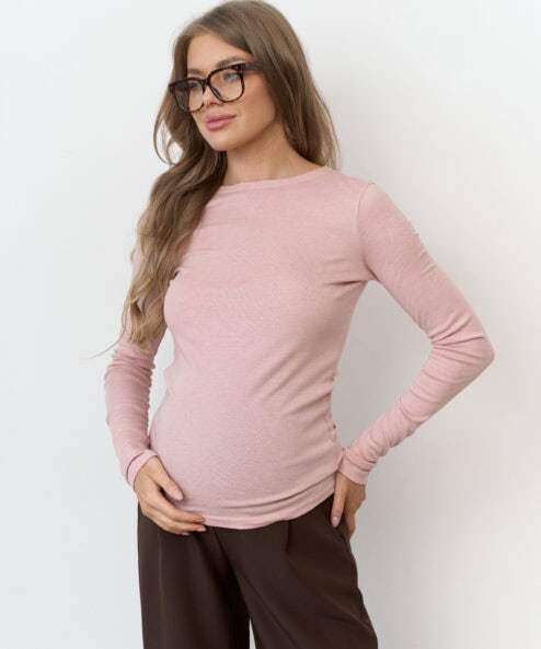 Розовый базовый тёплый лонгслив Klark Warm Розовый базовый тёплый лонгслив Klark Warm — изображение 6