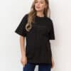 Серое платье-футболка для будущих и кормящих мам Casual Лето 22