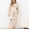 Теплый свитшот в цвете латте для будущих и кормящих мам Stylish Mommy Зима 32