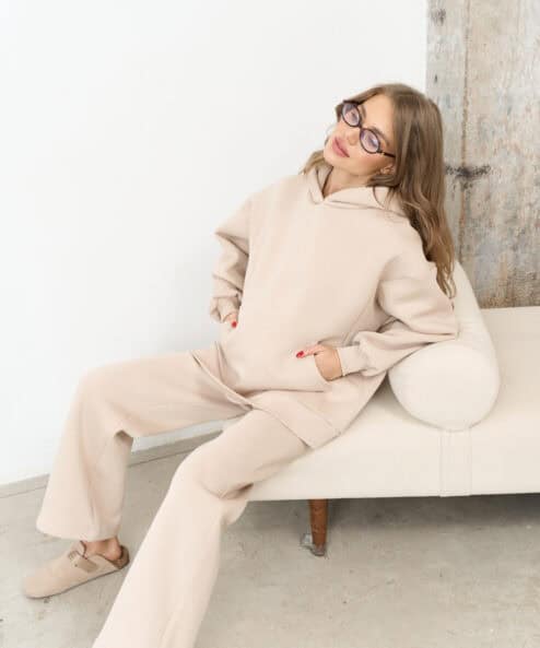 Теплые брюки в цвете латте для будущих мам Flex Warm Теплые брюки в цвете латте для будущих мам Flex Warm — изображение 6