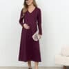 Шоколадное платье для будущих и кормящих мам Azalia Весна 30