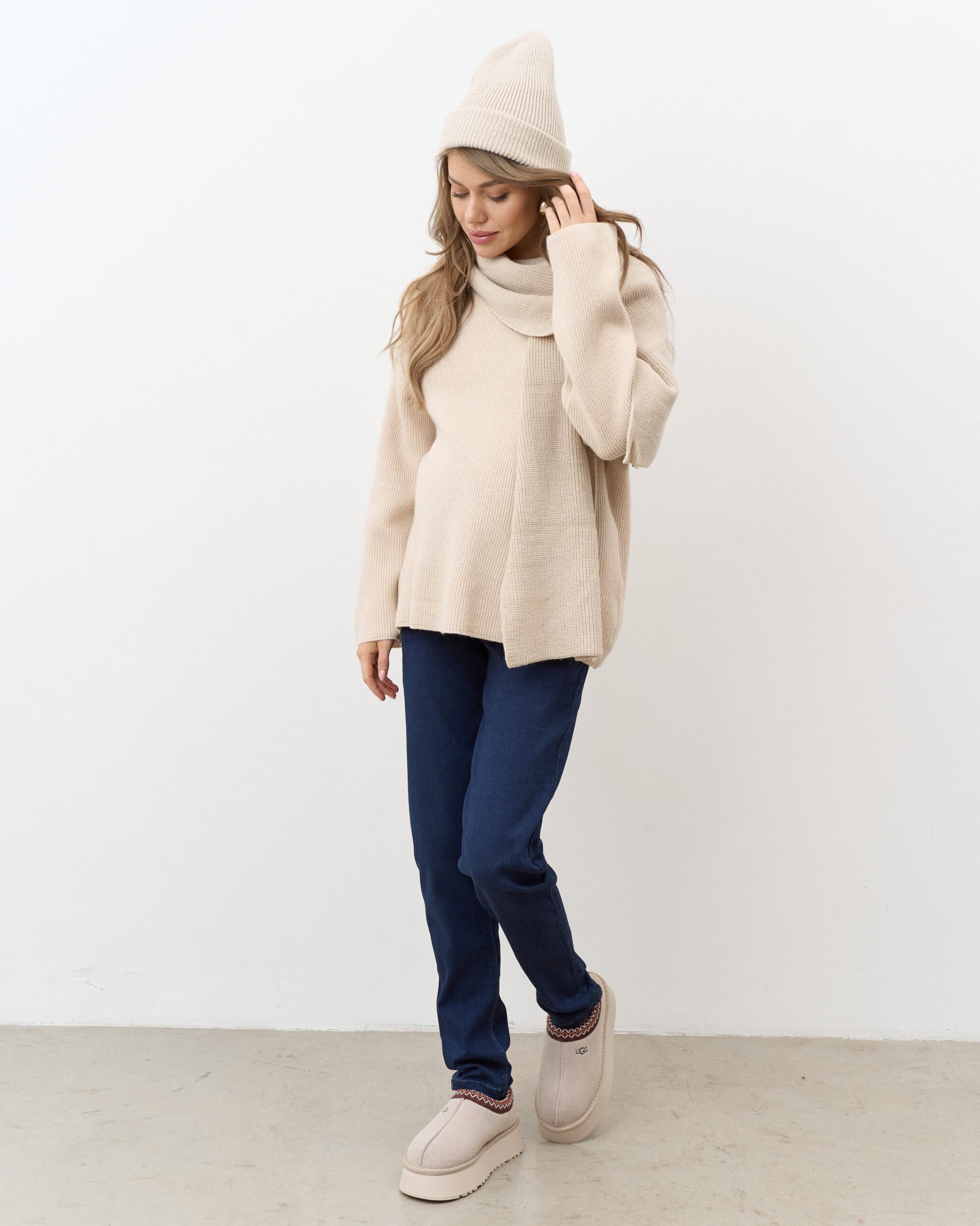 Синие теплые джинсы moms для будущих мам Desire Warm Синие теплые джинсы moms для будущих мам Desire Warm — изображение 6