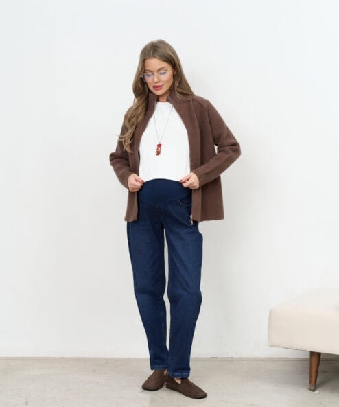 Синие джинсы moms для будущих мам Desire NEW — изображение 8