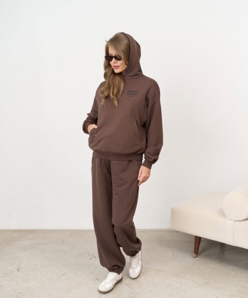 Шоколадное худи для беременных и кормящих мам Kapusta Fashion — изображение 11
