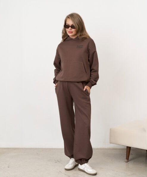 Шоколадное худи для беременных и кормящих мам Kapusta Fashion — изображение 8