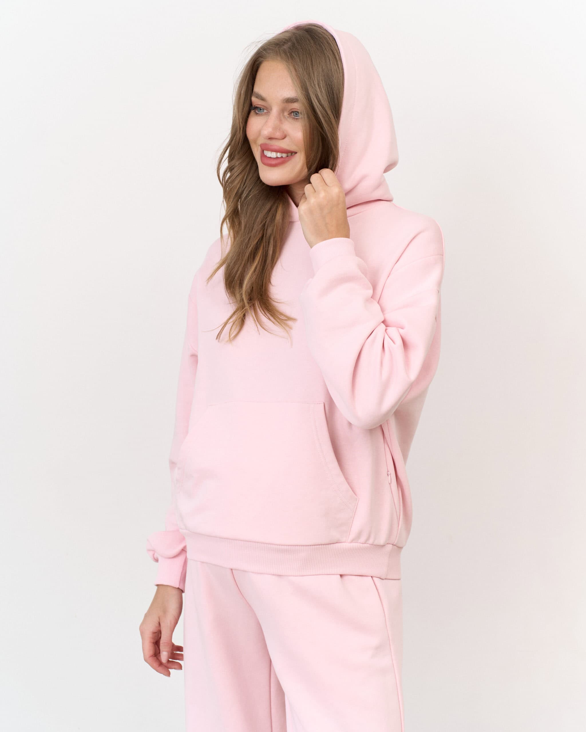 Светло-розовое худи для беременных и кормящих мам Kapusta Fashion Светло-розовое худи для беременных и кормящих мам Kapusta Fashion — изображение 8