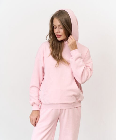 Светло-розовое худи для беременных и кормящих мам Kapusta Fashion Светло-розовое худи для беременных и кормящих мам Kapusta Fashion — изображение 4