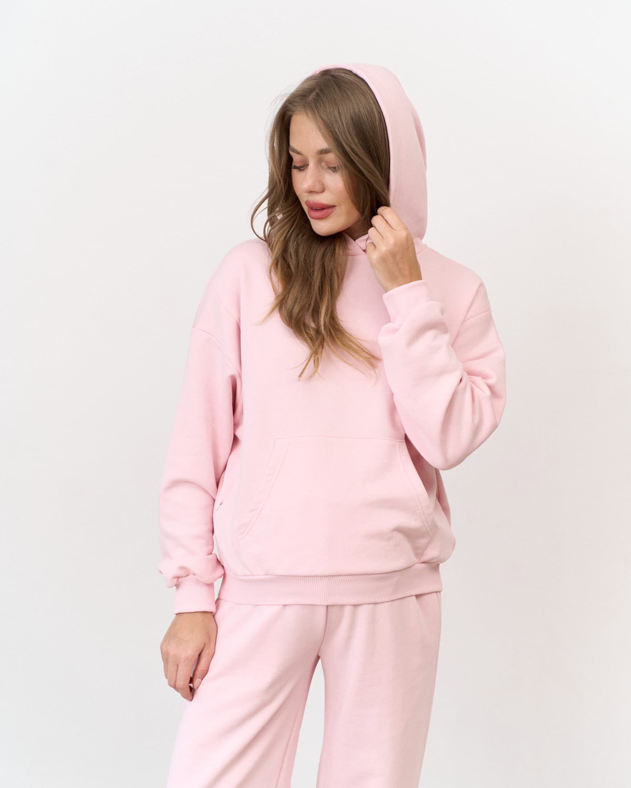 Светло-розовое худи для беременных и кормящих мам Kapusta Fashion Светло-розовое худи для беременных и кормящих мам Kapusta Fashion — изображение 4