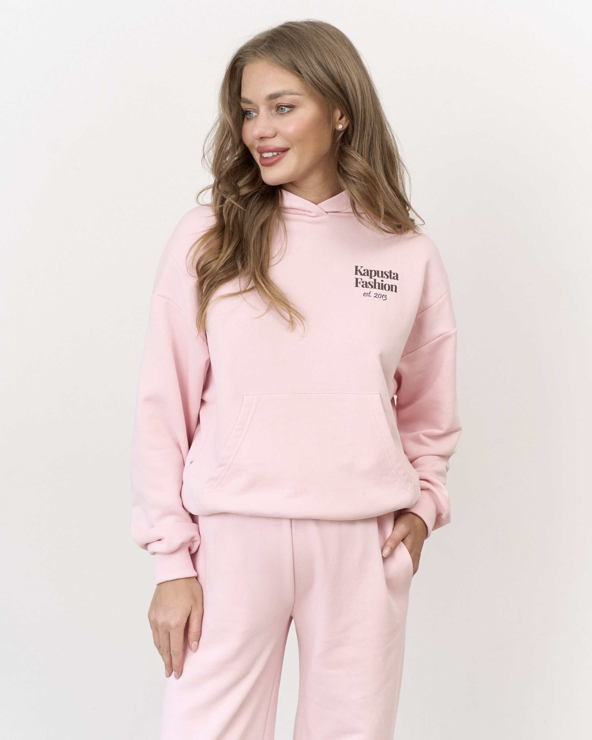 Светло-розовое худи для беременных и кормящих мам Kapusta Fashion Светло-розовое худи для беременных и кормящих мам Kapusta Fashion