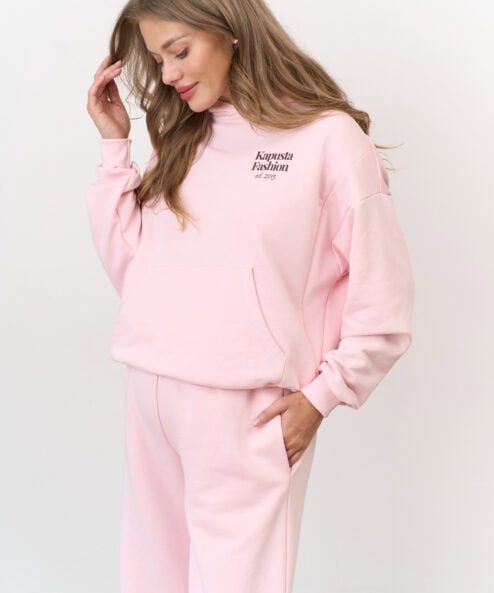Светло-розовое худи для беременных и кормящих мам Kapusta Fashion Светло-розовое худи для беременных и кормящих мам Kapusta Fashion — изображение 12