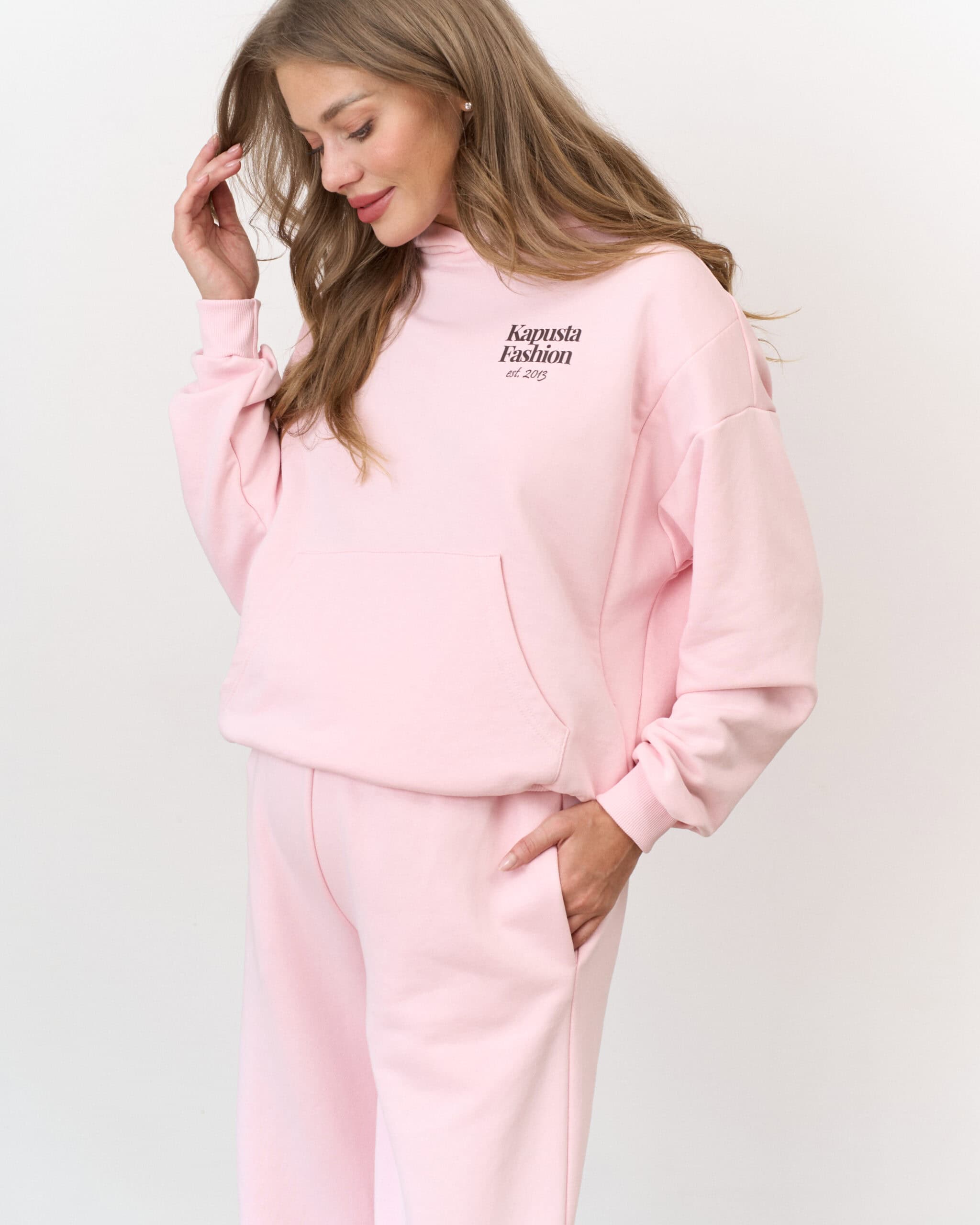 Светло-розовое худи для беременных и кормящих мам Kapusta Fashion Светло-розовое худи для беременных и кормящих мам Kapusta Fashion — изображение 12