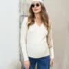 Темно-коричневые джинсы moms для будущих мам Desire Весна 24