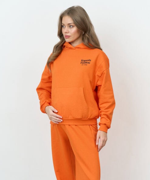 Оранжевое худи для беременных и кормящих мам Kapusta Fashion Оранжевое худи для беременных и кормящих мам Kapusta Fashion — изображение 8