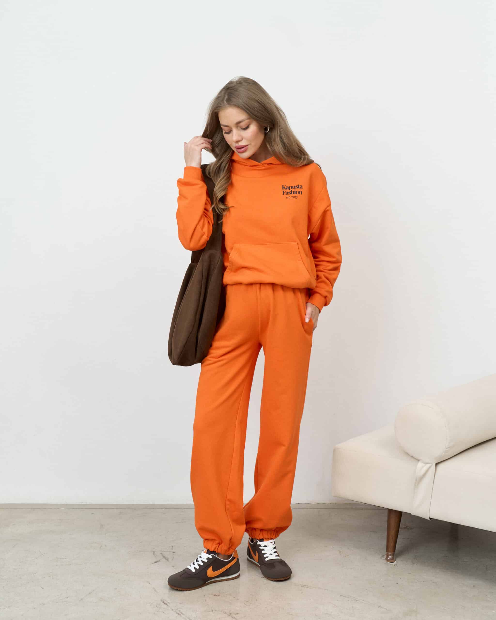 Оранжевое худи для беременных и кормящих мам Kapusta Fashion Оранжевое худи для беременных и кормящих мам Kapusta Fashion — изображение 6