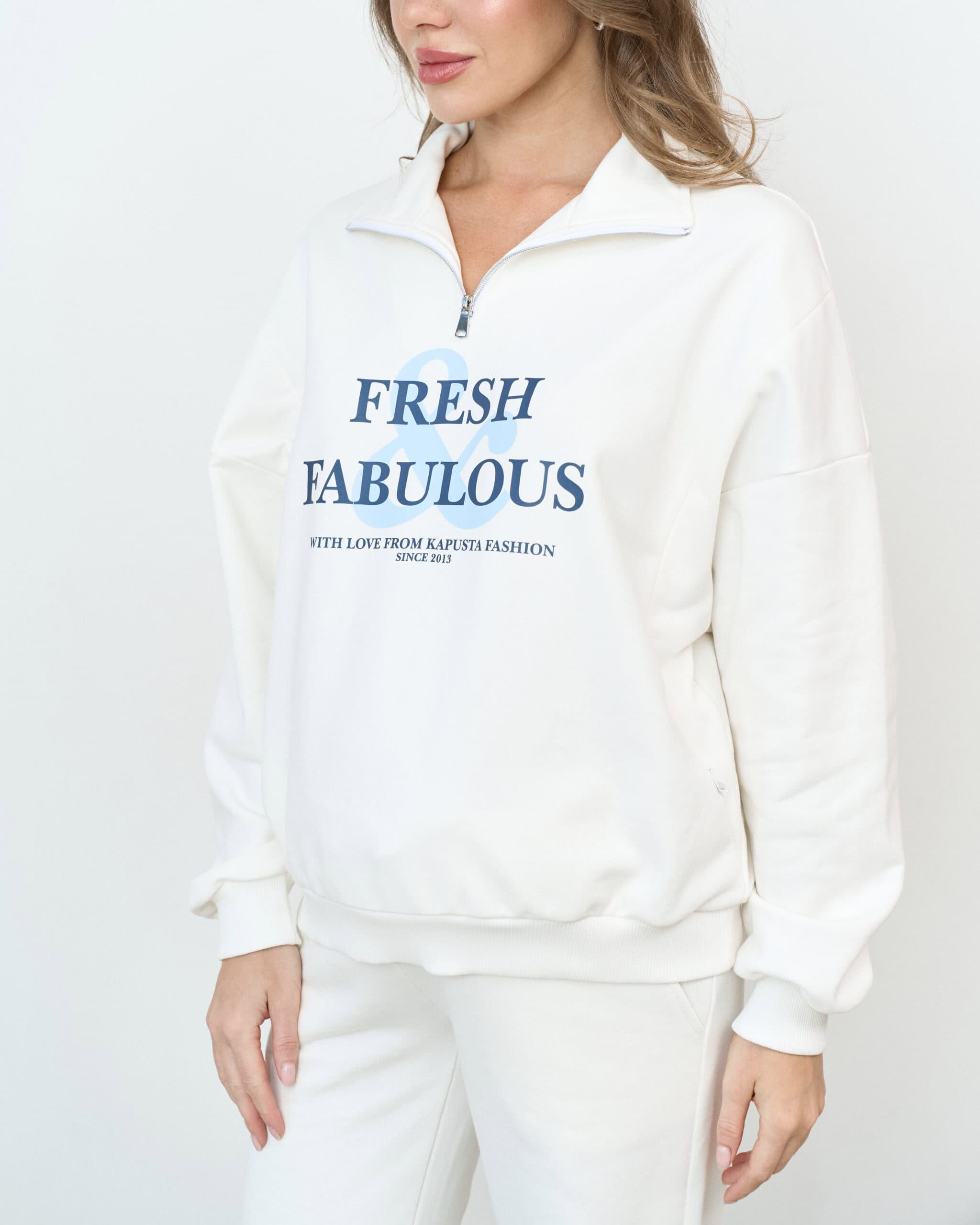 Молочный свитшот для будущих и кормящих мам Fresh & Fabulous Молочный свитшот для будущих и кормящих мам Fresh & Fabulous — изображение 9