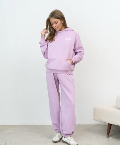 Лавандовое худи для беременных и кормящих мам Kapusta Fashion — изображение 4