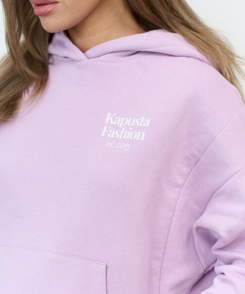 Лавандовое худи для беременных и кормящих мам Kapusta Fashion — изображение 6