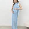 Кремовый трикотажный комплект с юбкой Capri Весна 26