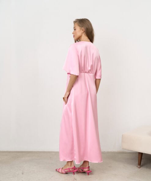 Розовое платье для будущих мам Malena от Kapusta Fashion.